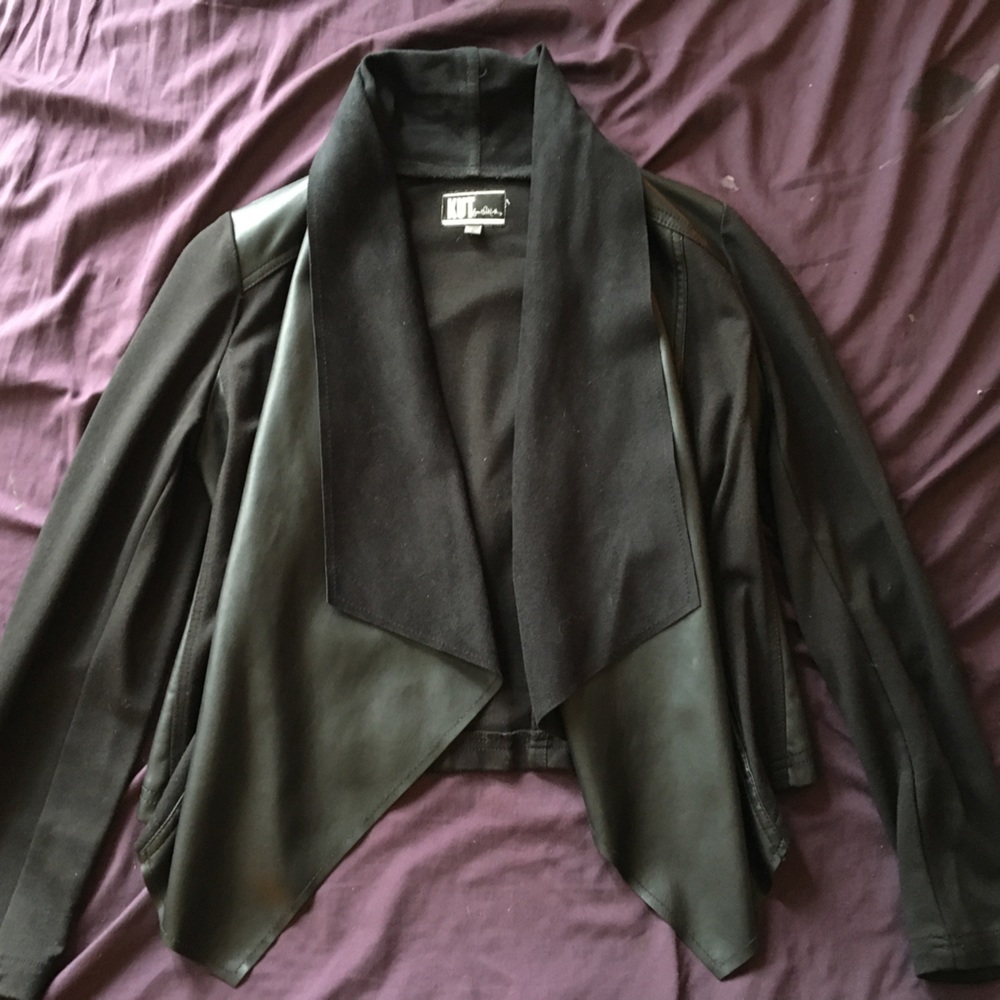 Kut from the Kloth Black Leather Jacket